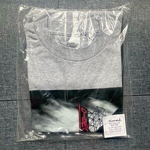 Diamond Supply Co x Early AM Men’s Short Sleeve Tee New with Tags Size M Heather